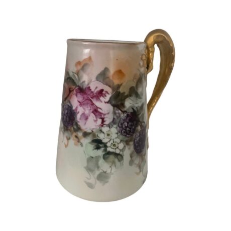 COL1002 Antique MZ Austria Moritz Zdekauer Serpent-Handled Tankard Mug c1920 - Image 5