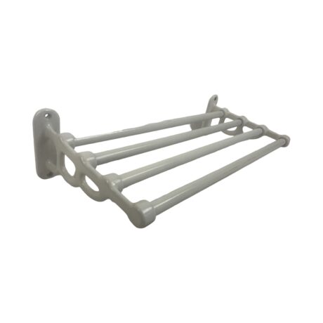 VBP1031 Antique c1920 Porcelain Cast Iron Bathroom Towel Shelf Excellent Cond - Image 2