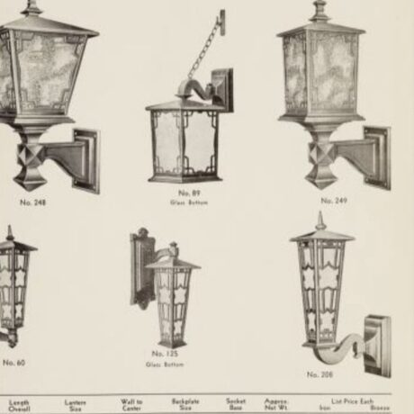 VL1079 Antique c1920 Large Craftsman Outdoor Lantern Herwig Lighting Restored - Image 9