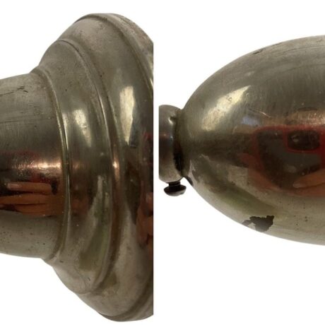 VL1080 Antique Nickel Gas Electric Sconce & Pendant Art Glass Shades Restored - Image 7