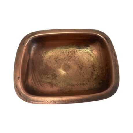 VBP1014 Antique c1902 Brasscrafters Copper Plated Brass Wall Mount Soap Dish - Image 7