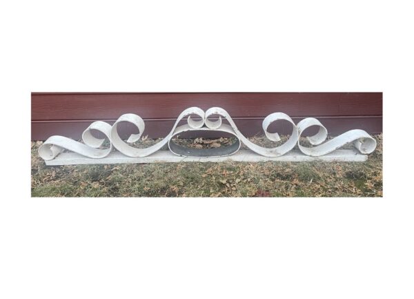 AC1003 Vintage Ornamental Ironwork Wrought Iron Architectural Salvaged Finial c1950s