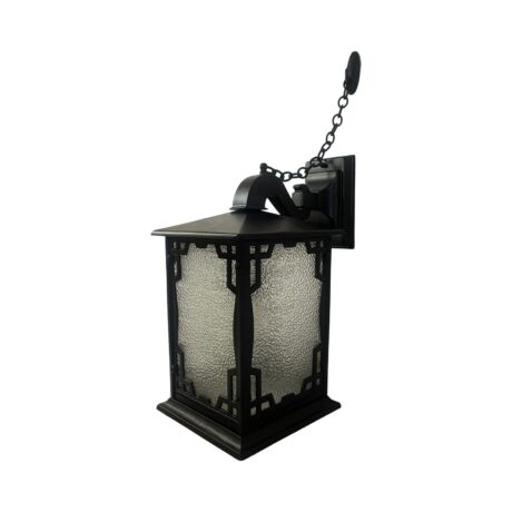 VL1079 Antique c1920 Large Craftsman Outdoor Lantern Herwig Lighting Restored - Image 2