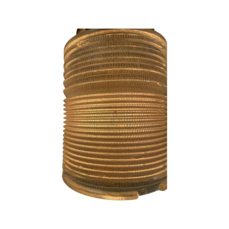 VL1034 Antique c1915 Industrial Holophane Pendant Light Rare Cylinder Shade Restored - Image 4