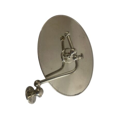 VBP1021 Antique c1905 Nickel on Brass Meyer Sniffen Swing & Pivot Shaving Mirror - Image 4