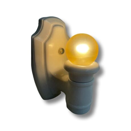 VL1022 Antique c1920 Lightolier Porcelain Bare Bulb Sconce Bathroom Light - Image 2