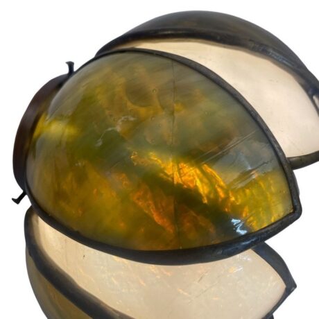 VL1019 Antique c1905 Moran & Hastings Articulating Brass Sconce Handel Shade Restored - Image 8