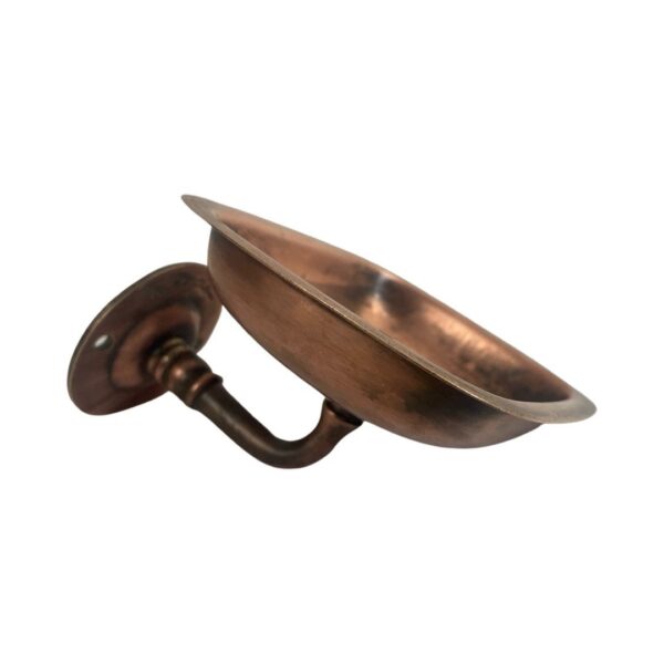 VBP1014 Antique c1902 Brasscrafters Copper Plated Brass Wall Mount Soap Dish