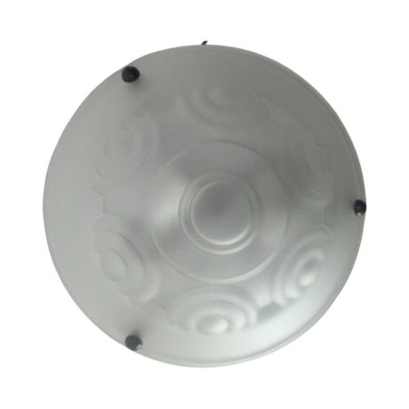 CL1009 Contempory Vianne Cast Glass Bowl Pendant Oil Rubbed Bronze c2006 - Image 3