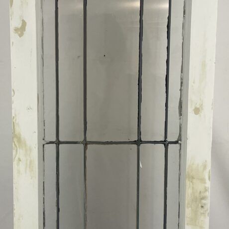 AG1046 Antique c1927 Chicago Bungalow Stained Leaded Glass Window - Image 2