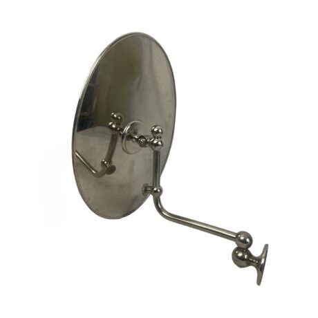 VBP1021 Antique c1905 Nickel on Brass Meyer Sniffen Swing & Pivot Shaving Mirror - Image 8