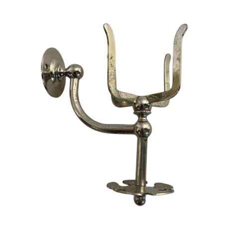 VBP1026 Antique Brasscrafter c1910 Nickel Plated Brass Tumbler Toothbrush Holder - Image 3