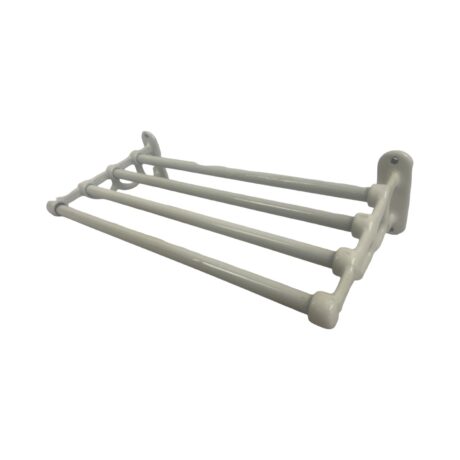 VBP1031 Antique c1920 Porcelain Cast Iron Bathroom Towel Shelf Excellent Cond - Image 3