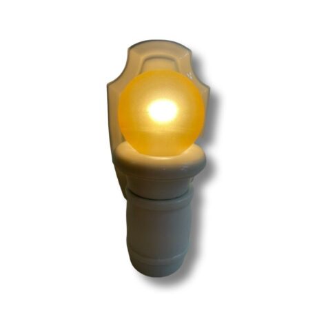 VL1022 Antique c1920 Lightolier Porcelain Bare Bulb Sconce Bathroom Light - Image 3