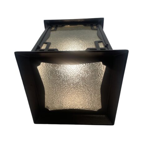 VL1079 Antique c1920 Large Craftsman Outdoor Lantern Herwig Lighting Restored - Image 8