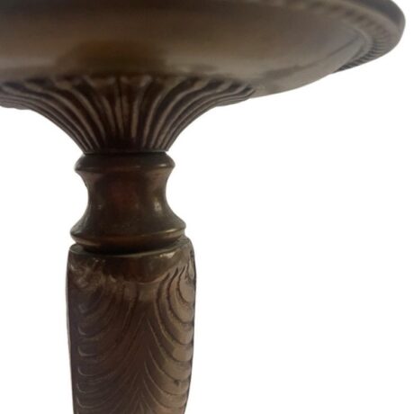 VL1052 Vintage c1940s Cast Bronze Classical Revival 6-Light Chandelier Restored - Image 7