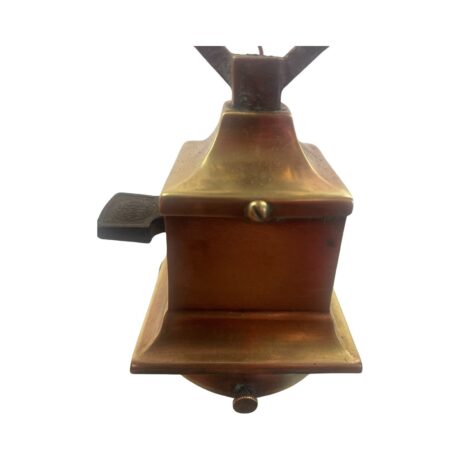 VL1099 Antique c1904 Brass Craftsman Pendant Sconce Sheffield Shade Restored - Image 4