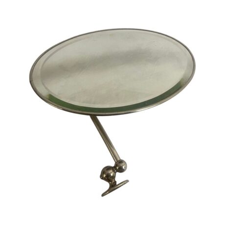 VBP1021 Antique c1905 Nickel on Brass Meyer Sniffen Swing & Pivot Shaving Mirror - Image 5