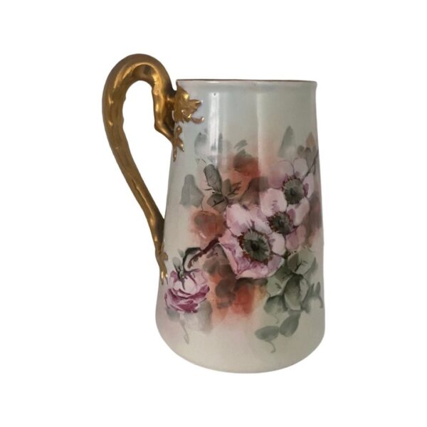 COL1002 Antique MZ Austria Moritz Zdekauer Serpent-Handled Tankard Mug c1920