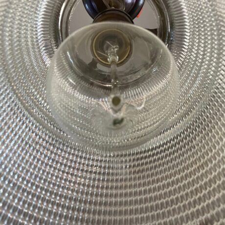 VL1034 Antique c1915 Industrial Holophane Pendant Light Rare Cylinder Shade Restored - Image 9