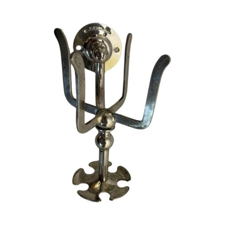 VBP1026 Antique Brasscrafter c1910 Nickel Plated Brass Tumbler Toothbrush Holder - Image 2