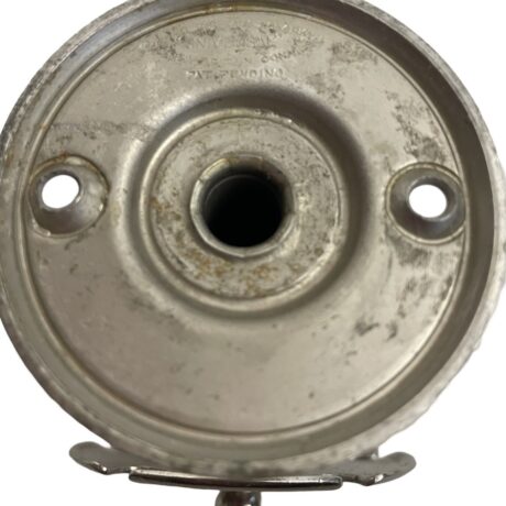 VBP1033 Antique Universal c1910 Nickel Plated Brass Tumbler Toothbrush Holder - Image 3