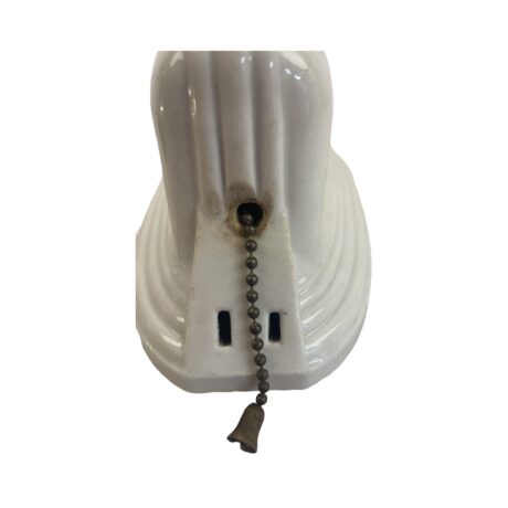 VL1154 Vintage c1930 Paulding Porcelain Sconce Bare Bulb Sconce Restored - Image 5