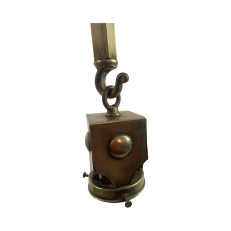 VL1149 Set of 3 Brass Craftsman c1910 Pendants Sconces Sheffield Shades Restored - Image 4