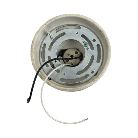 VL1156 Antique c1920 Porcelain Semi-Flush Mount Bare Bulb Ceiling Light Restored - Image 4