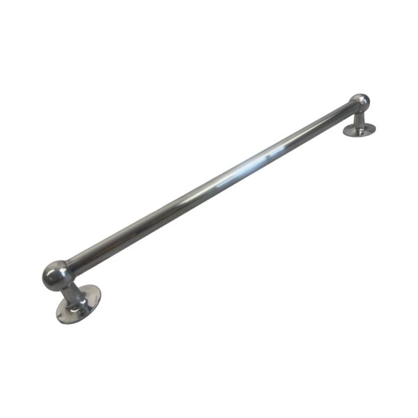 VBP1052 Antique Vintage c1920s 26 in. Nickel Plated Brasscrafters Towel Bar