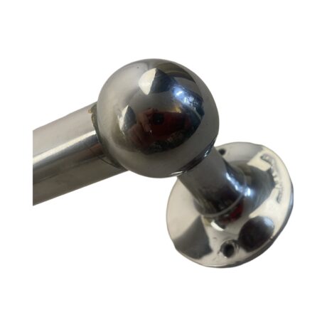 VBP1052 Antique Vintage c1920s 26 in. Nickel Plated Brasscrafters Towel Bar - Image 2