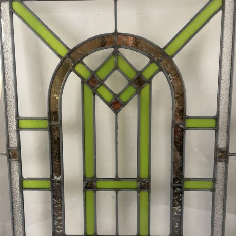 AG1064 Antique c1920 Chicago Bungalow Stained Leaded Glass Window Quantity! - Image 6
