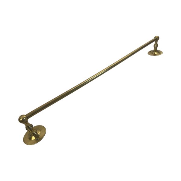 VBP1057 Antique Vintage c1910 Wil-Wear Cast Brass Large Towel Bar