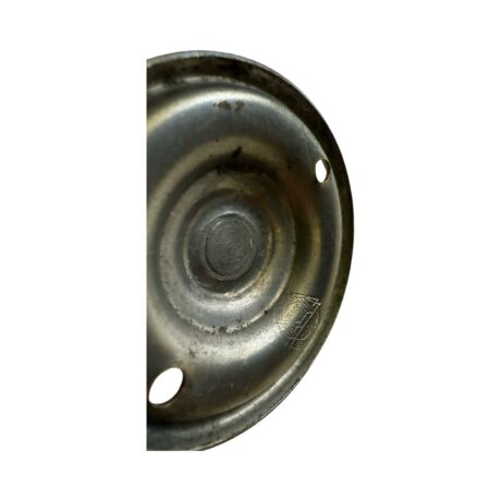 VBP1054 Antique c1910 Silvers Brooklyn Fixed Wall Mount Towel Ring Nickel Plated - Image 4
