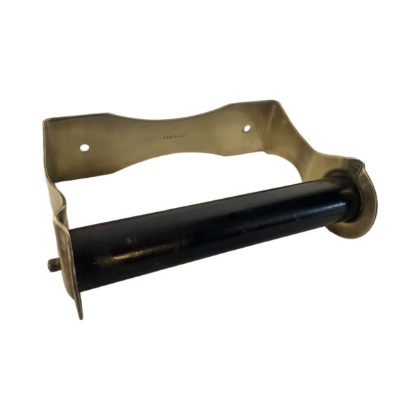 VBP1063 Antique c1910 Brass Art Brass/San-O-La Toilet Paper Holder Original
