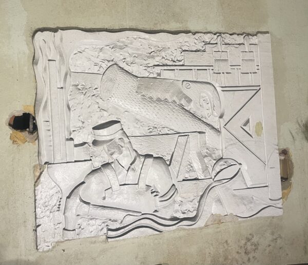 AC1006 Art Deco Relief Minneapolis Salvage WPA c1930s RARE