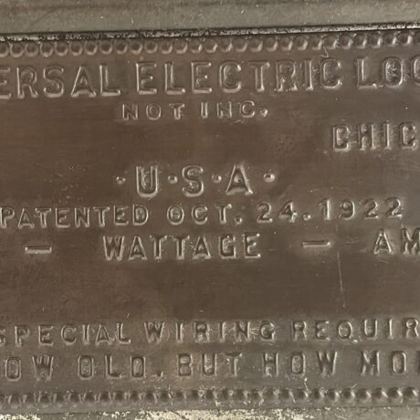 AC1011 Antique c1922 Universal Electric Co. Fireplace Tudor Revival Restored - Image 6