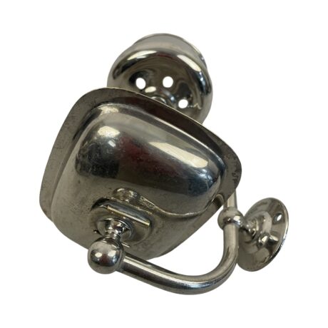 VBP1074 Antique Brasscrafters c1902 Nickel Plated Tumbler & Soap Holder Restored - Image 5