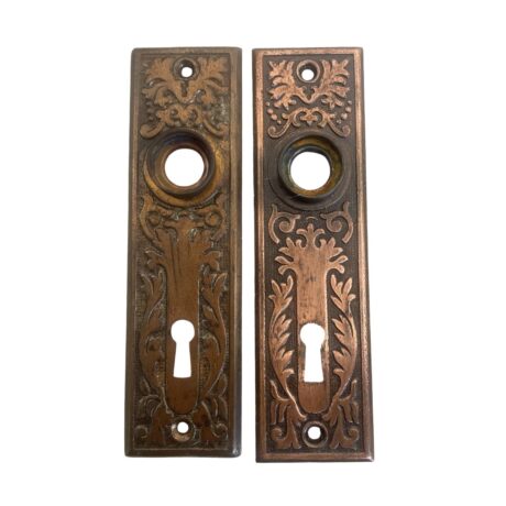 AH1029 Antique Wood Knob Sets Victorian Backplates Rosettes Eastlake Restored - Image 5
