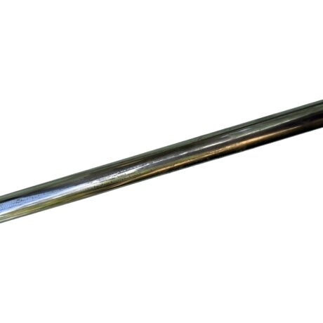 VBP1079 Antique c1905 Brasscrafters Oversized 32in Nickel Plated Brass Towel Bar - Image 4