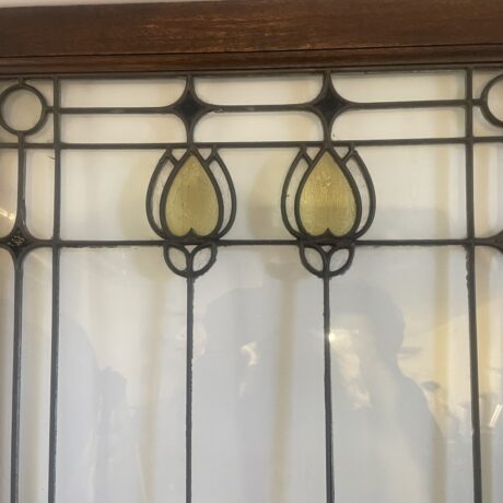 AG1079 Pair Prairie School Elmslie Purcell Craftsman Panels c1910 Mpls Salvage - Image 2
