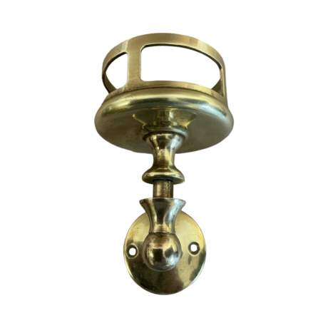 VBP1082 Antique c1905 JL Mott Heavy Cast Brass Cup/Tumbler Holder RARE! - Image 2