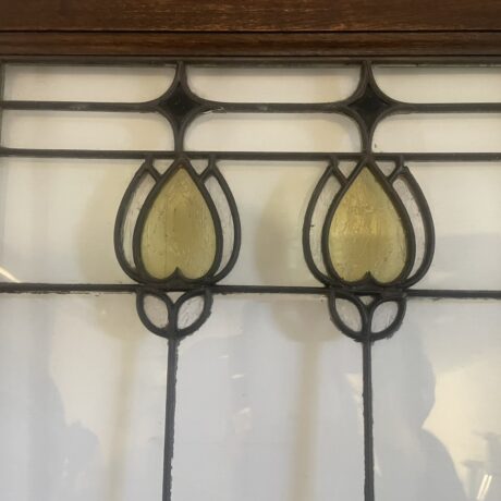 AG1079 Pair Prairie School Elmslie Purcell Craftsman Panels c1910 Mpls Salvage - Image 3