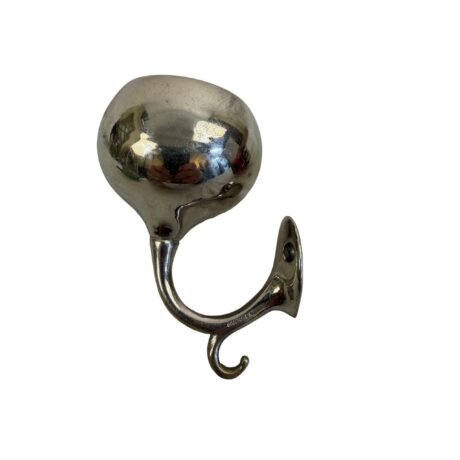 ABS1009 Antique c1911 San-O-La Art Brass Nickel Plated Cup Shaving Brush Holder