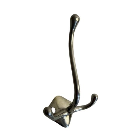 ABS1014 Antique c1905 Nickel Plated Art Brass Co. NY Wall Mount Robe Hook