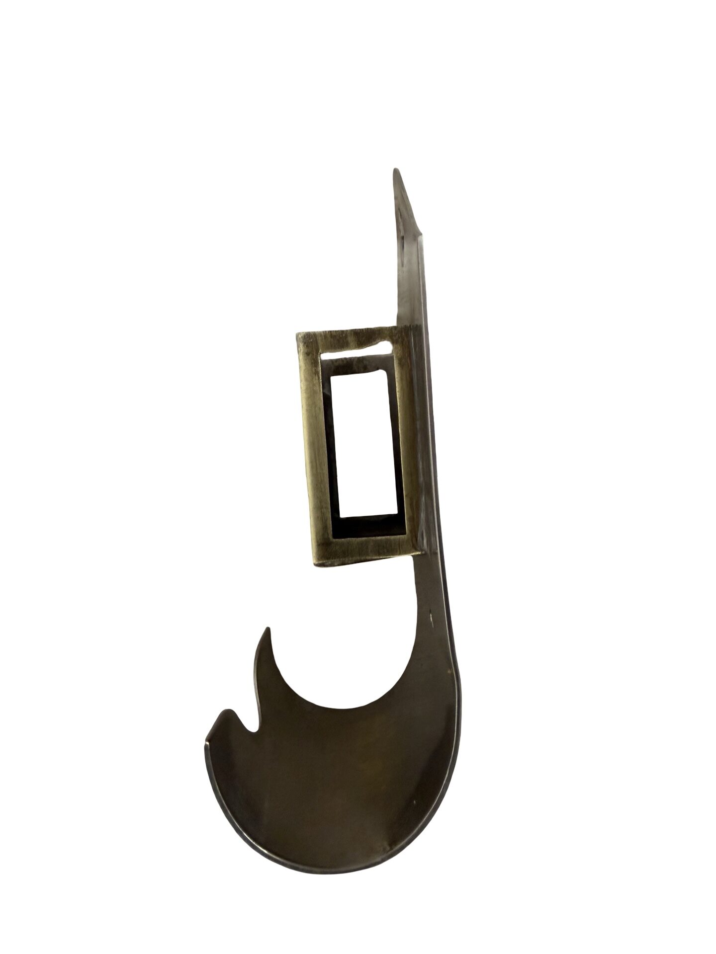 VBP1087 Antique c1910 Nickel Plated Wall Mount Match Box Cigar Holder Restored - Image 4