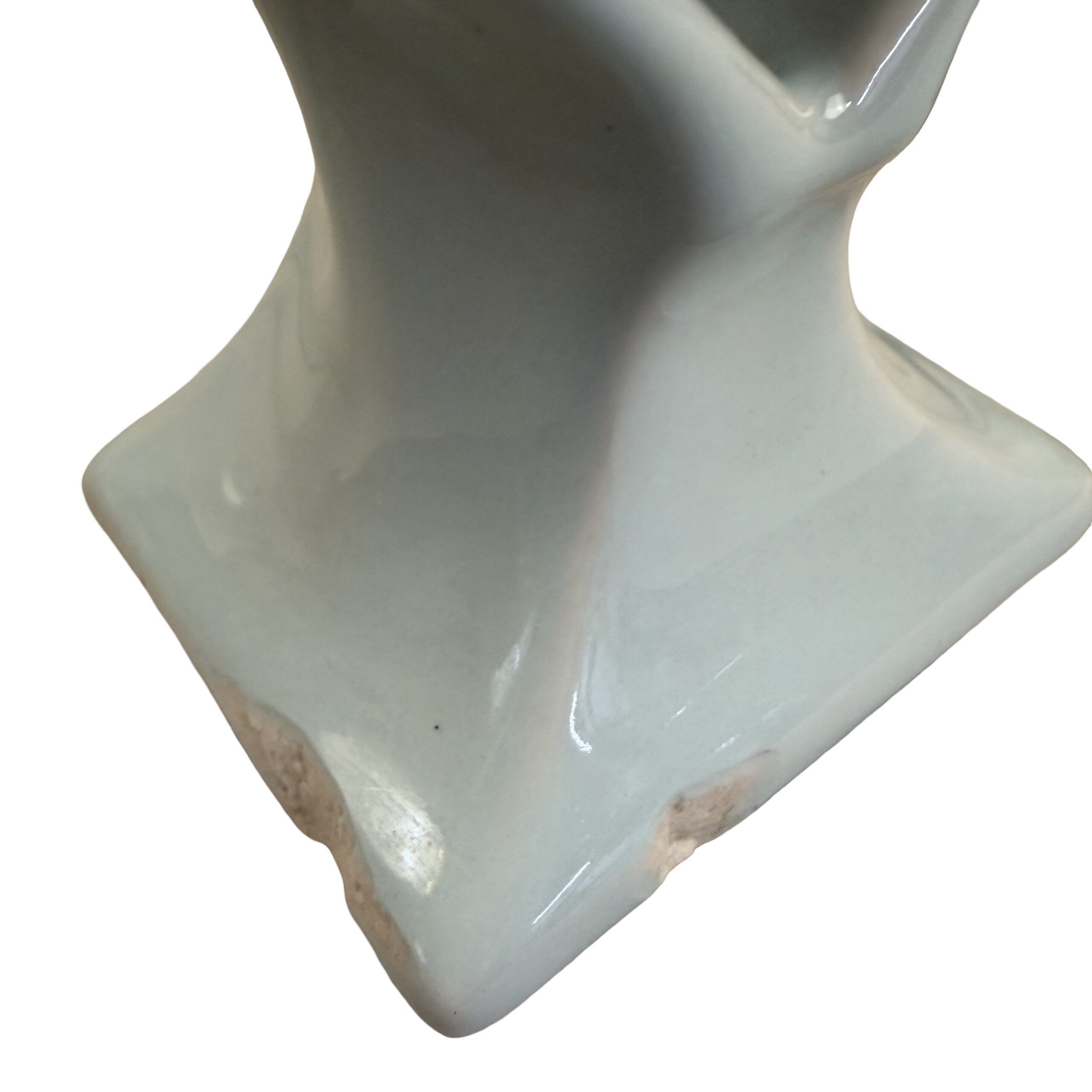 VBP1095 Vintage Mid Century c1940 Blue Porcelain Bathroom Accessories Restored - Image 7