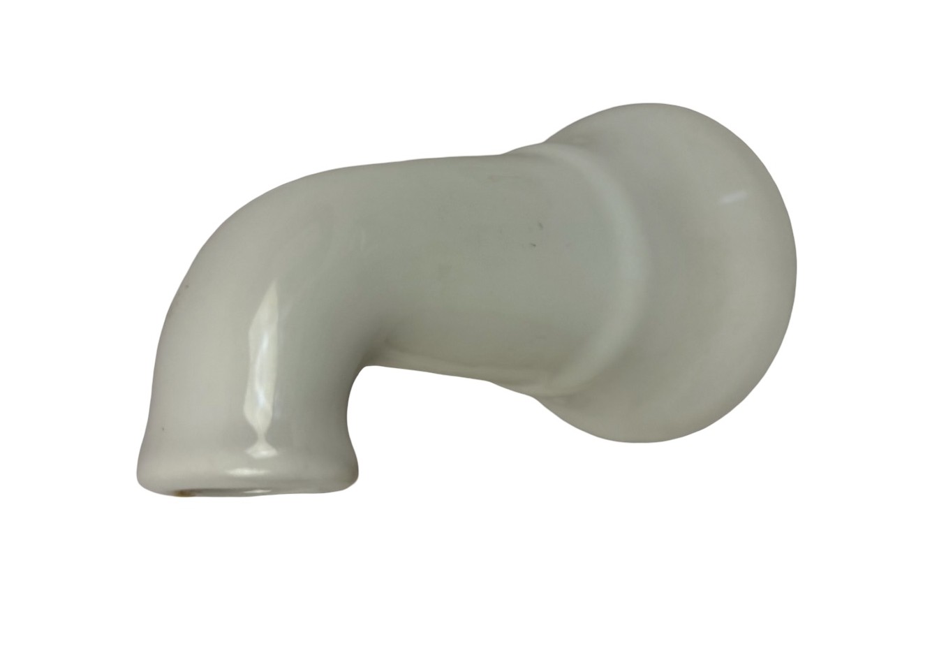 VP1005 Antique Vintage c1920 Rare Porcelain Tub Faucet Spout MINT - Image 2