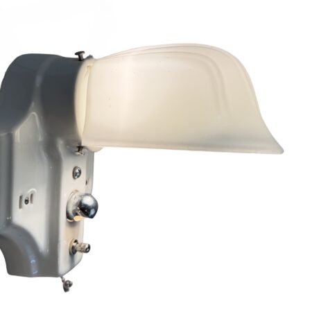 VL1334 Antique c1920s Art Deco Porcelain Sconce with Night Light RARE Restored