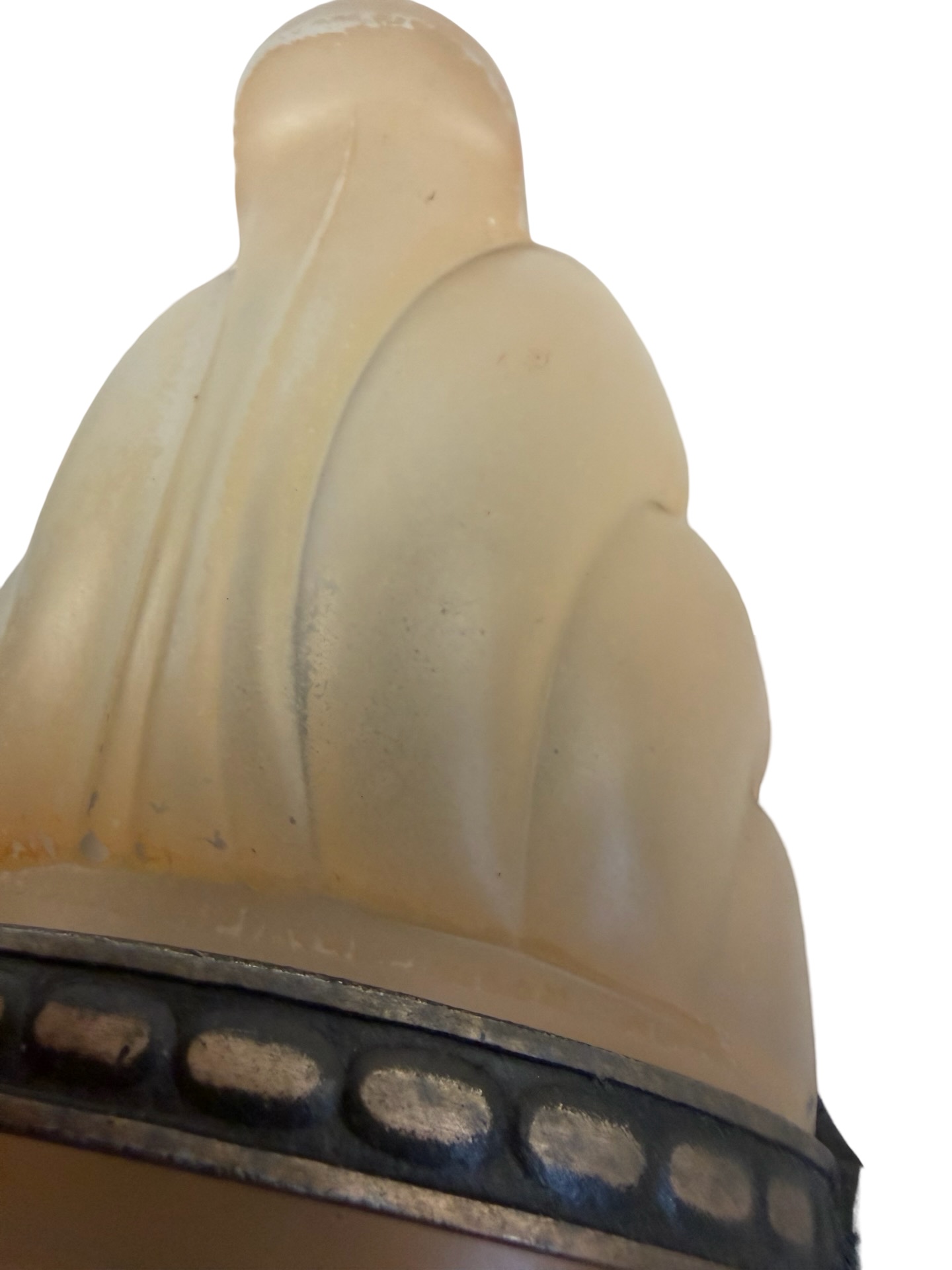 VL1366 Vintage c1930 Lincoln Art Deco Slip Shade Sconce RARE Restored - Image 5